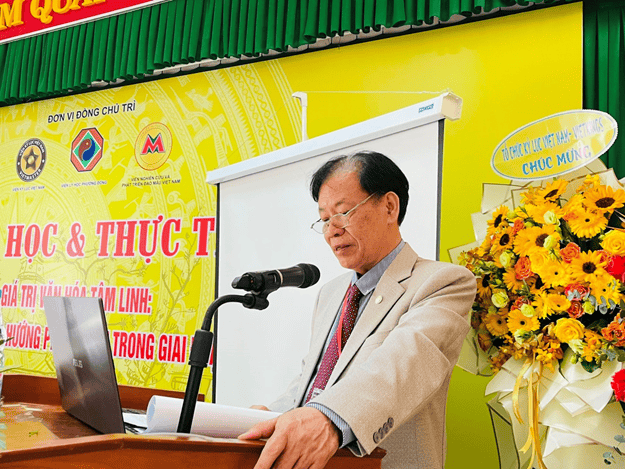 TS. Thang Văn Phúc – Nguyên thứ trưởng Bộ Nội Vụ – Viện trưởng Viện Những vấn đề phát triển (VIDS) phát biểu khai mạc Hội thảo.